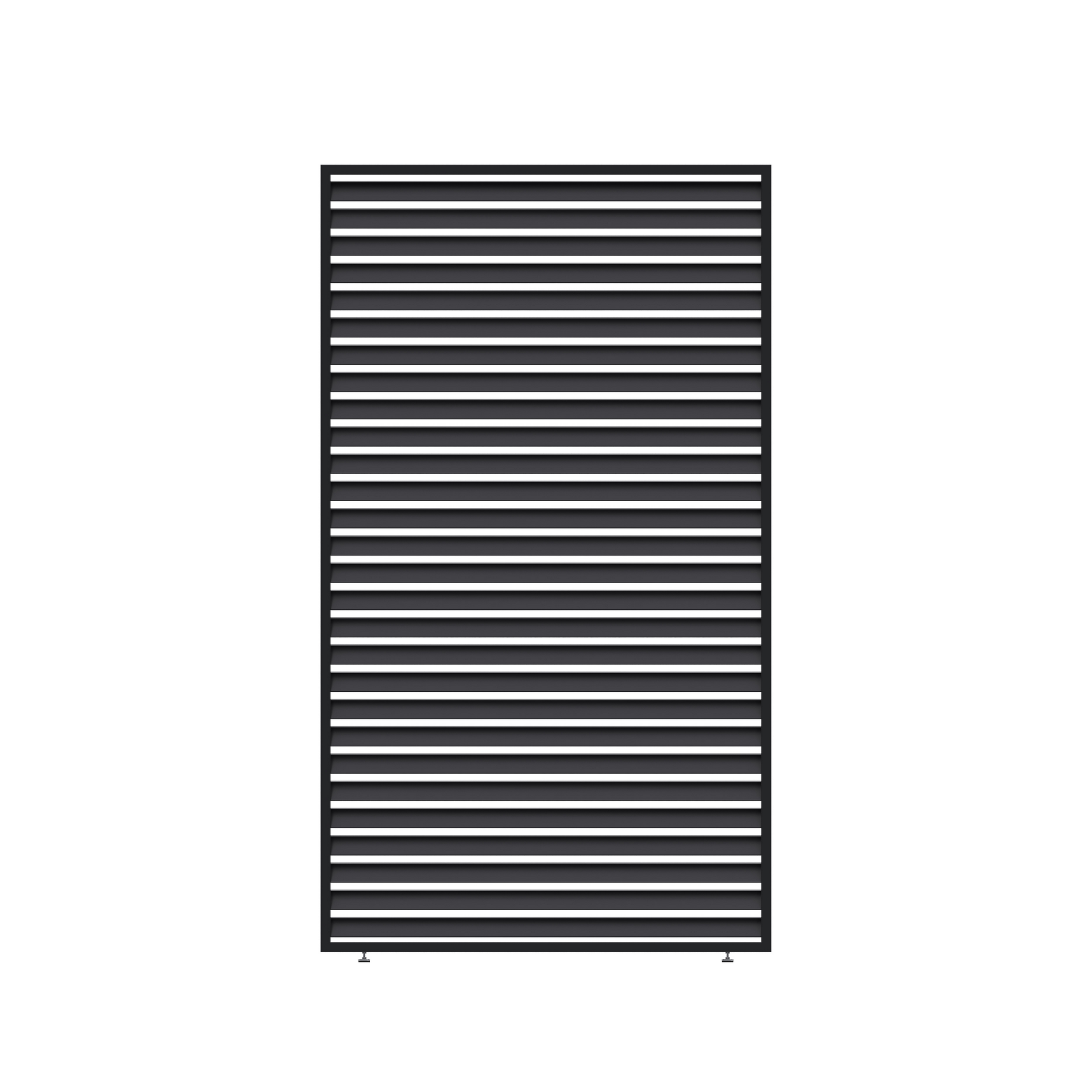 Lamellen Sichtschutz für Pergola 'Grand Tuscan 14' anthrazit 135 x 234 cm