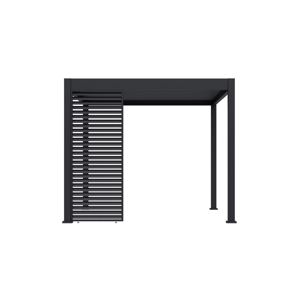 Lamellen Sichtschutz für Pergola 'Grand Tuscan 10' anthrazit 94 x 234 cm