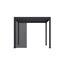Lamellen Sichtschutz für Pergola 'Grand Tuscan 10' anthrazit 94 x 234 cm