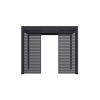 Lamellen Sichtschutz für Pergola 'Grand Tuscan 10' anthrazit 94 x 234 cm