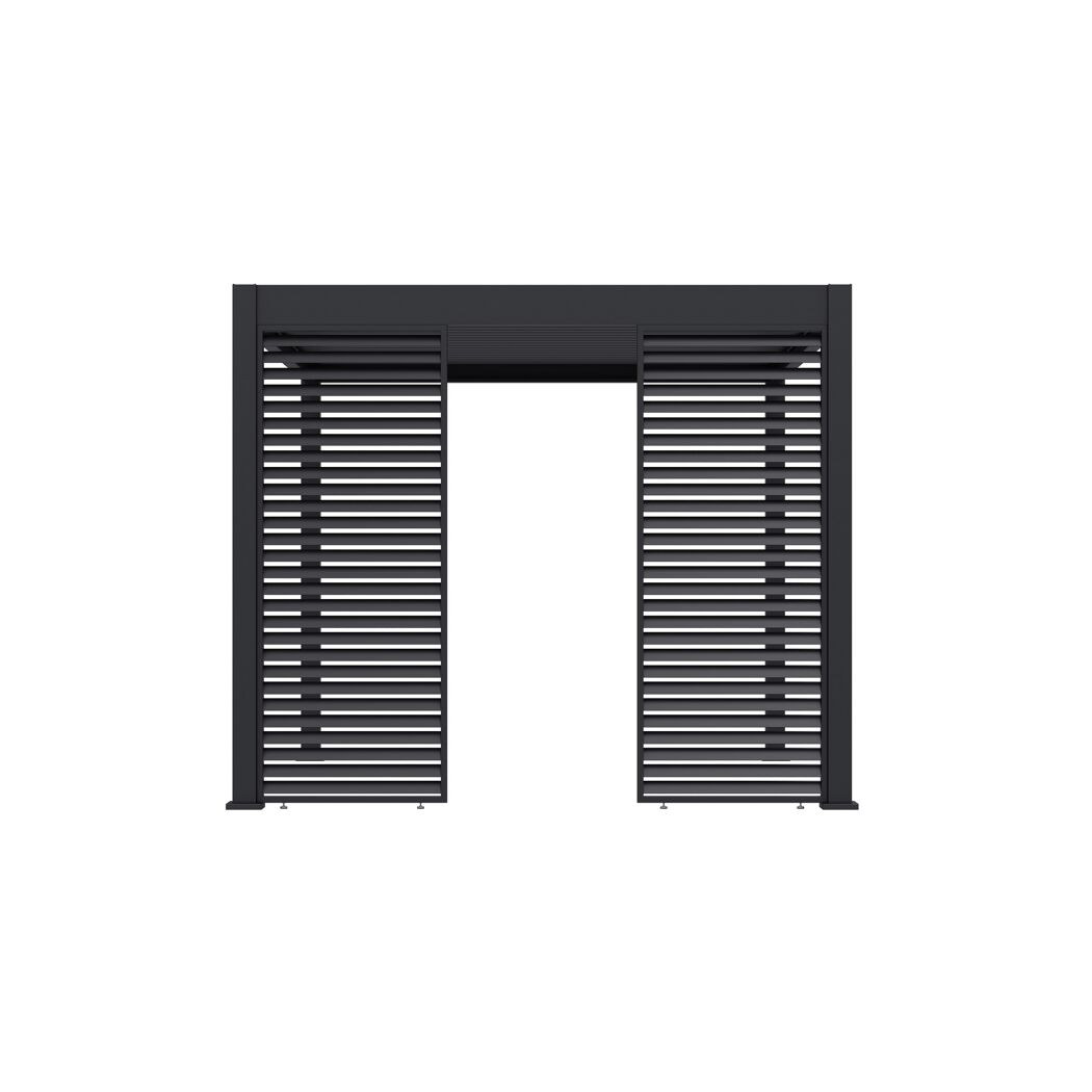 Lamellen Sichtschutz für Pergola 'Grand Tuscan 10' anthrazit 94 x 234 cm