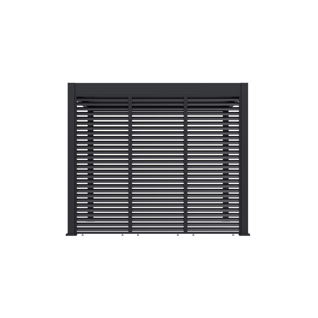 Lamellen Sichtschutz für Pergola 'Grand Tuscan 10' anthrazit 94 x 234 cm