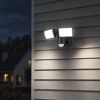 LED-Außenstrahler 'Bukarest' mit Bewegungsmelder 20 W 3300 lm tageslichtweiß IP 44 21 x 16 x 15 cm