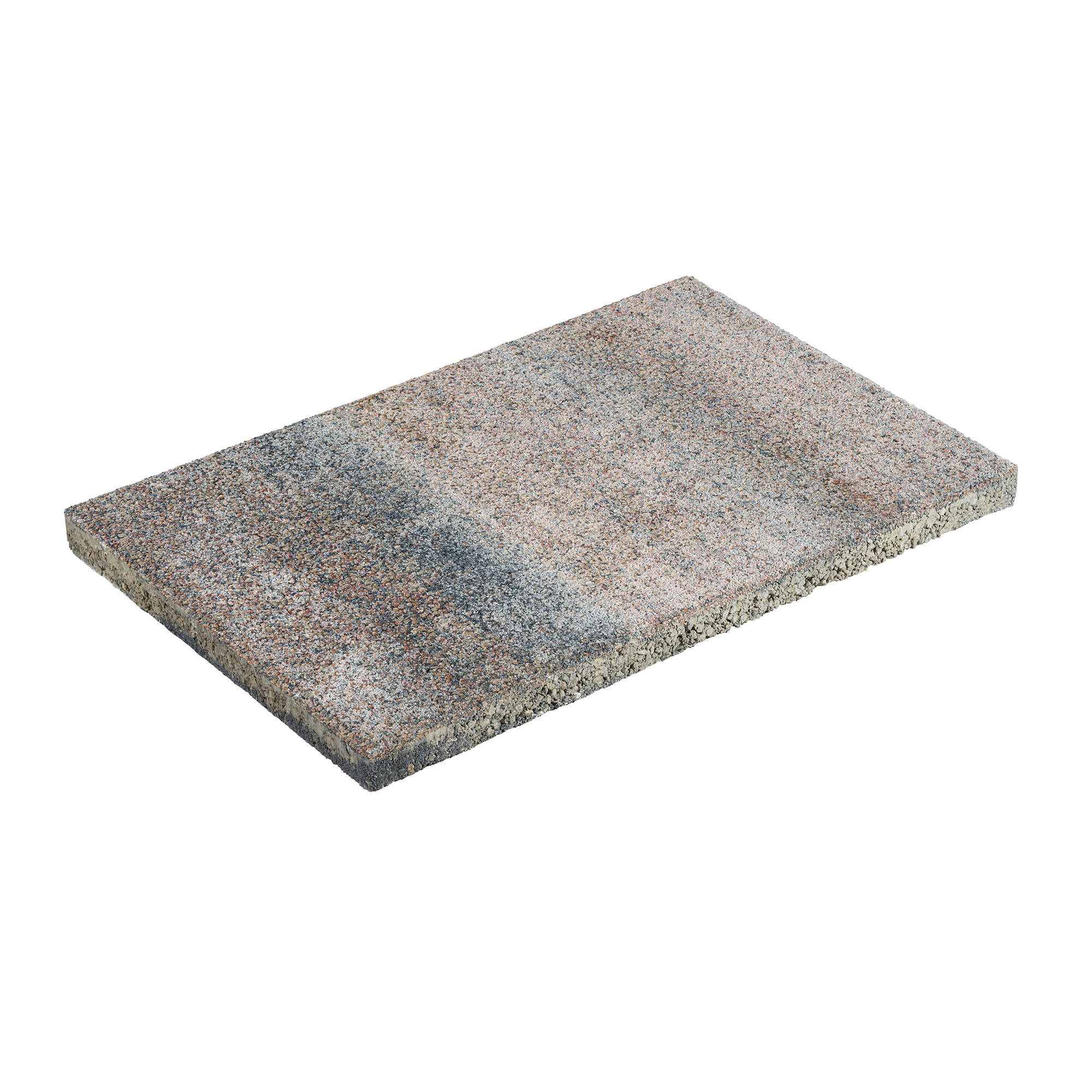 Terrassenplatte 'T-Court Drain' Beton muschelkalkfarben 60 x 40 x 4 cm