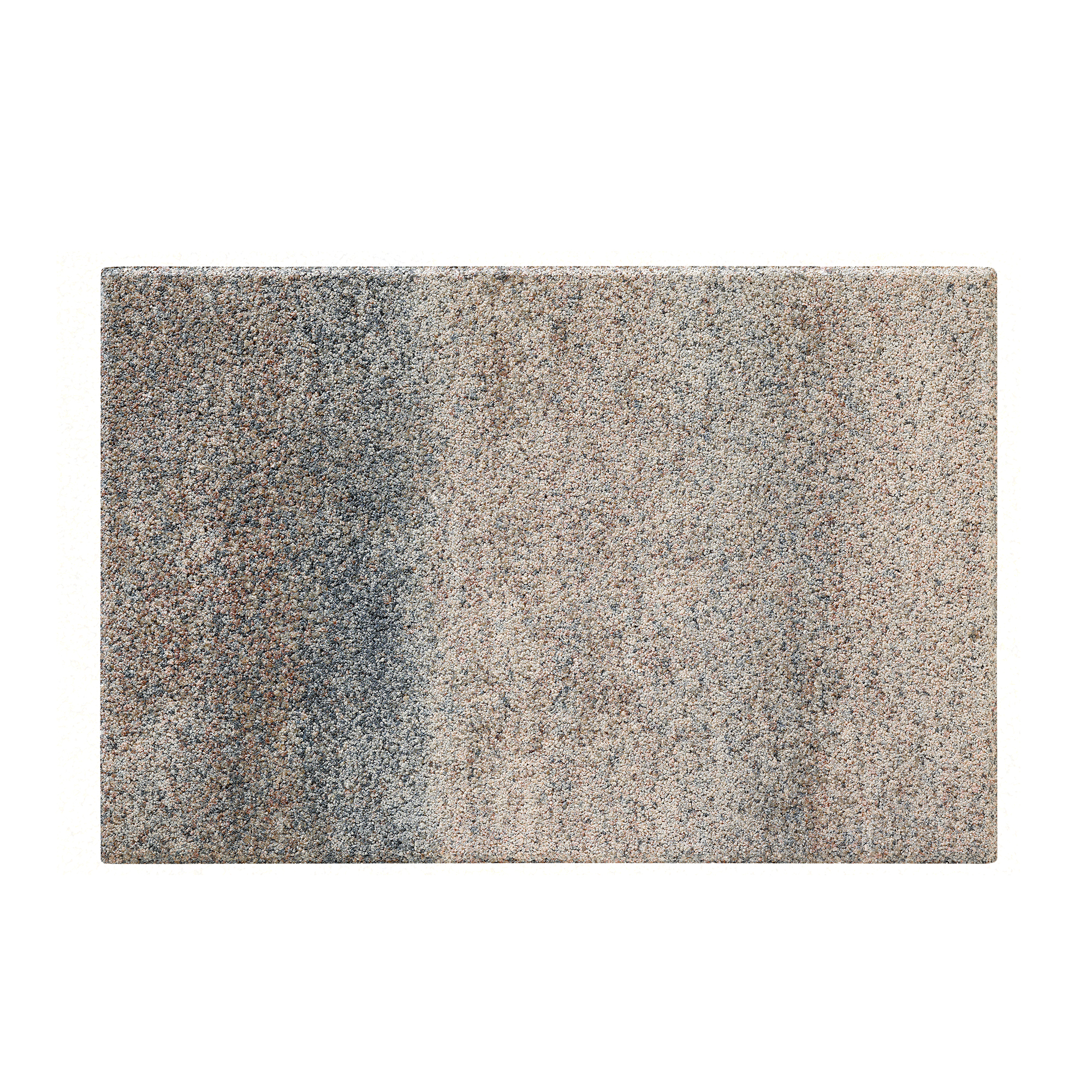 Terrassenplatte 'T-Court Drain' Beton muschelkalkfarben 60 x 40 x 4 cm