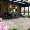 Terrassenplatte 'T-Court Smart' Beton muschelkalkfarben 30 x 20 x 3 cm