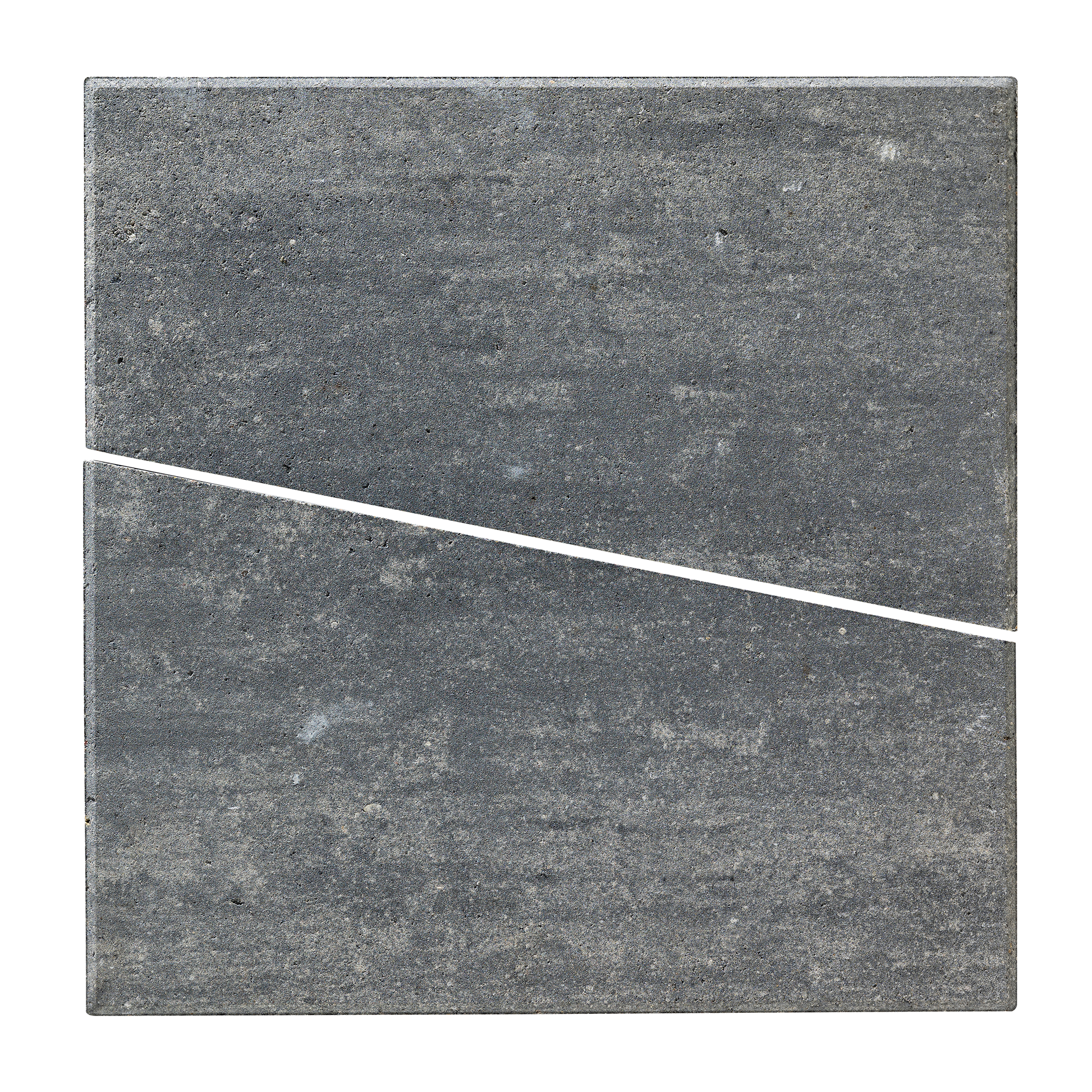 Terrassenplatte 'T-Court Linea' Beton weiß/schwarz 50 x 30 x 4 cm