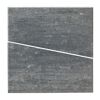 Terrassenplatte 'T-Court Linea' Beton weiß/schwarz 50 x 30 x 4 cm