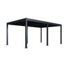 Pergola 'Grand Tuscan 1220' inklusive Lamellendach anthrazit 599 x 370 x 256 cm
