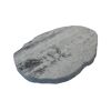 Trittplatte 'T-Court Trittst Mini' Beton weiß/schwarz 40 x 30 x 3 cm