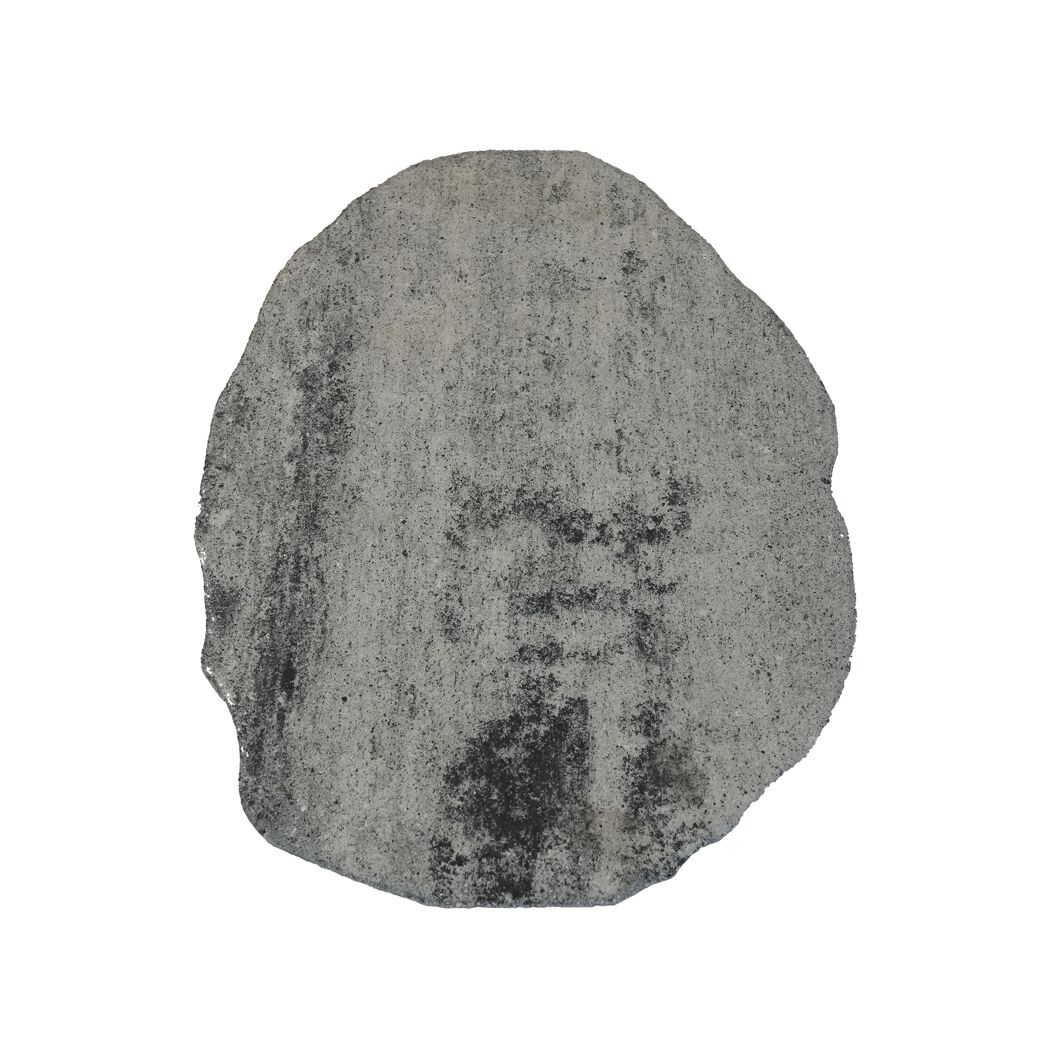 Trittplatte 'T-Court Trittst Mini' Beton weiß/schwarz 40 x 30 x 3 cm