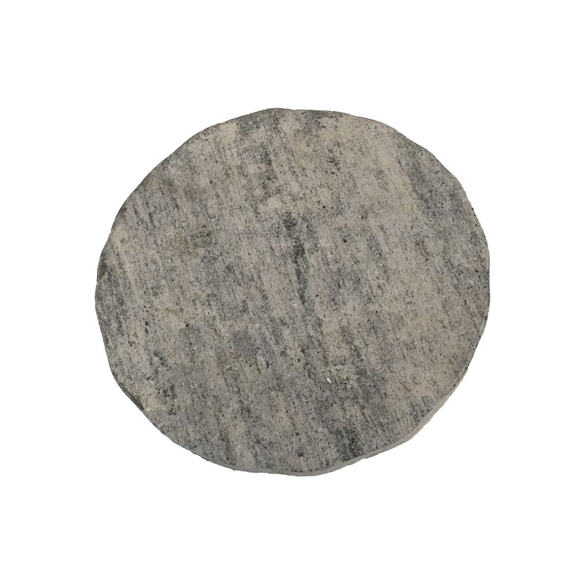Trittplatte 'T-Court Trittst' Beton weiß/schwarz Ø 40 x 3 cm