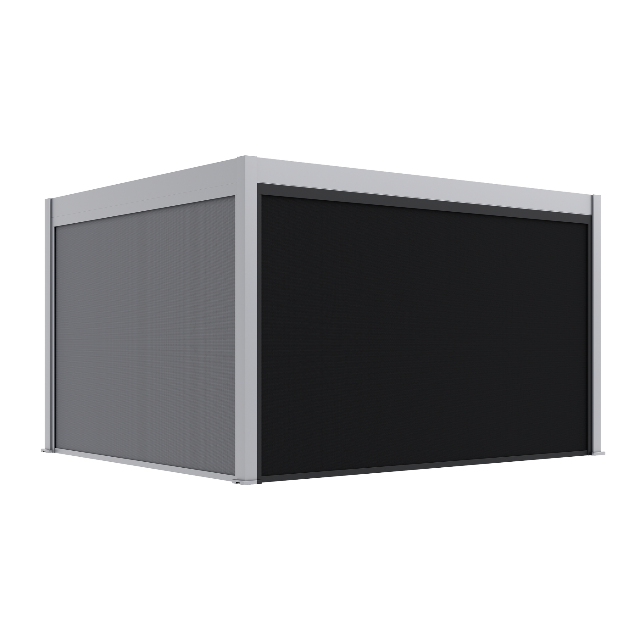 Seitenteil für Pergola 'Grand Tuscan 14' anthrazit 340 x 237 cm