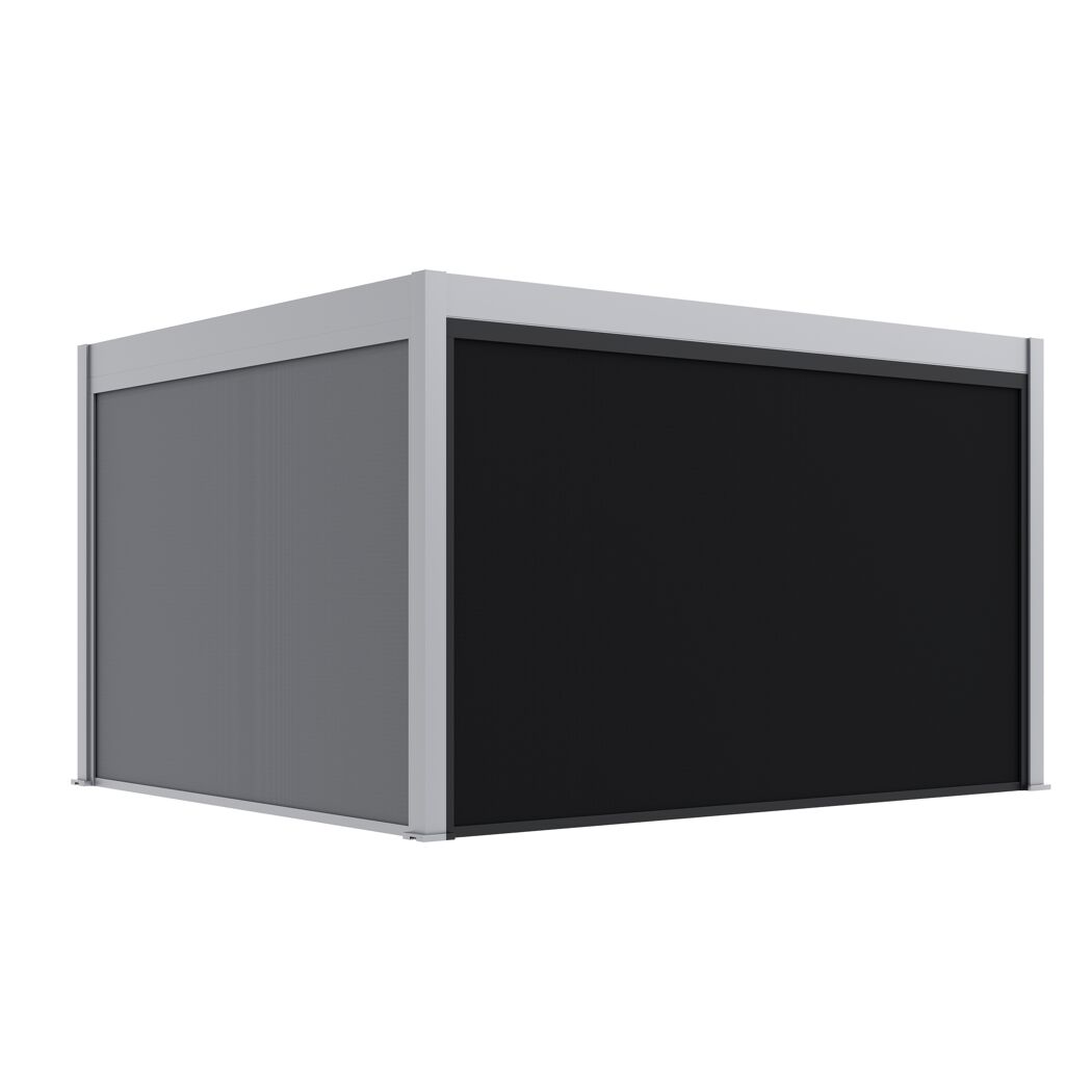 Seitenteil für Pergola 'Grand Tuscan 14' anthrazit 340 x 237 cm