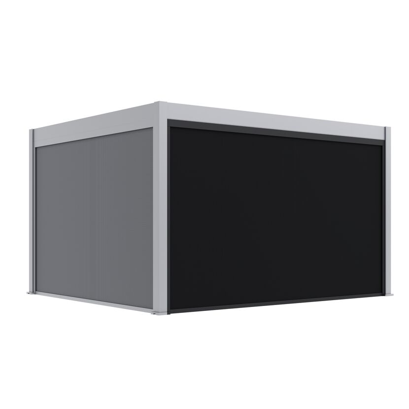 Seitenteil für Pergola 'Grand Tuscan 14' anthrazit 340 x 237 cm