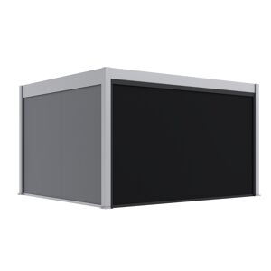 Seitenteil für Pergola 'Grand Tuscan 14' anthrazit 340 x 237 cm