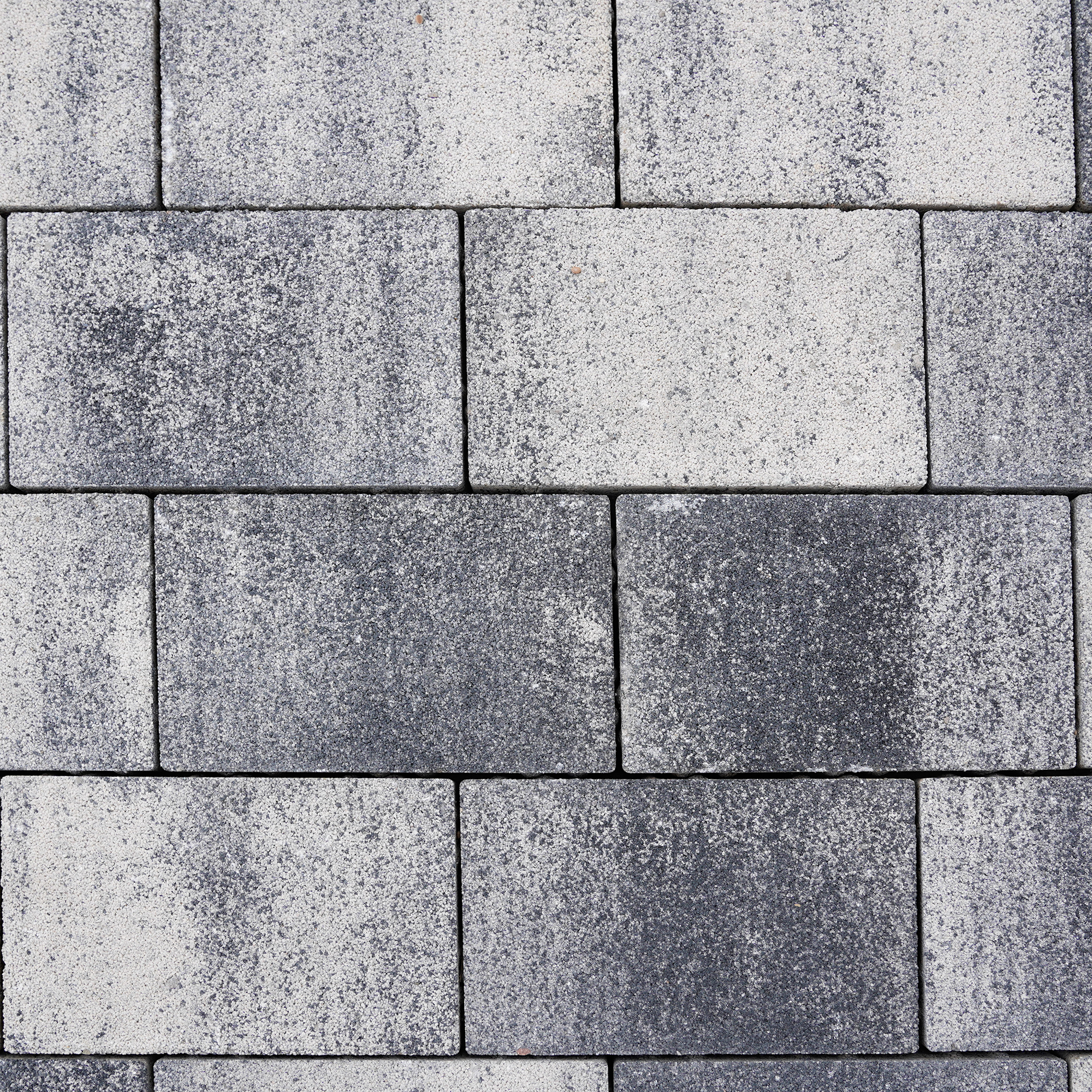 Pflasterstein 'T-Place Drain' Beton weiß/schwarz 30 x 20 x 6 cm