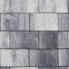 Pflasterstein 'T-Place Drain' Beton weiß/schwarz 30 x 20 x 6 cm