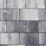 Pflasterstein 'T-Place Drain' Beton weiß/schwarz 30 x 20 x 6 cm
