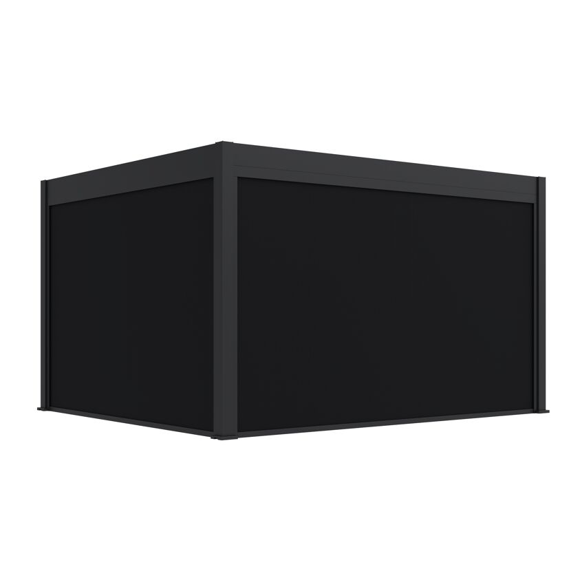 Seitenteil für Pergola 'Grand Tuscan 12' anthrazit 340 x 237 cm