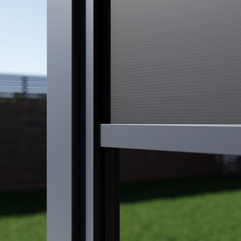 Seitenteil für Pergola 'Grand Tuscan 12' anthrazit 340 x 237 cm