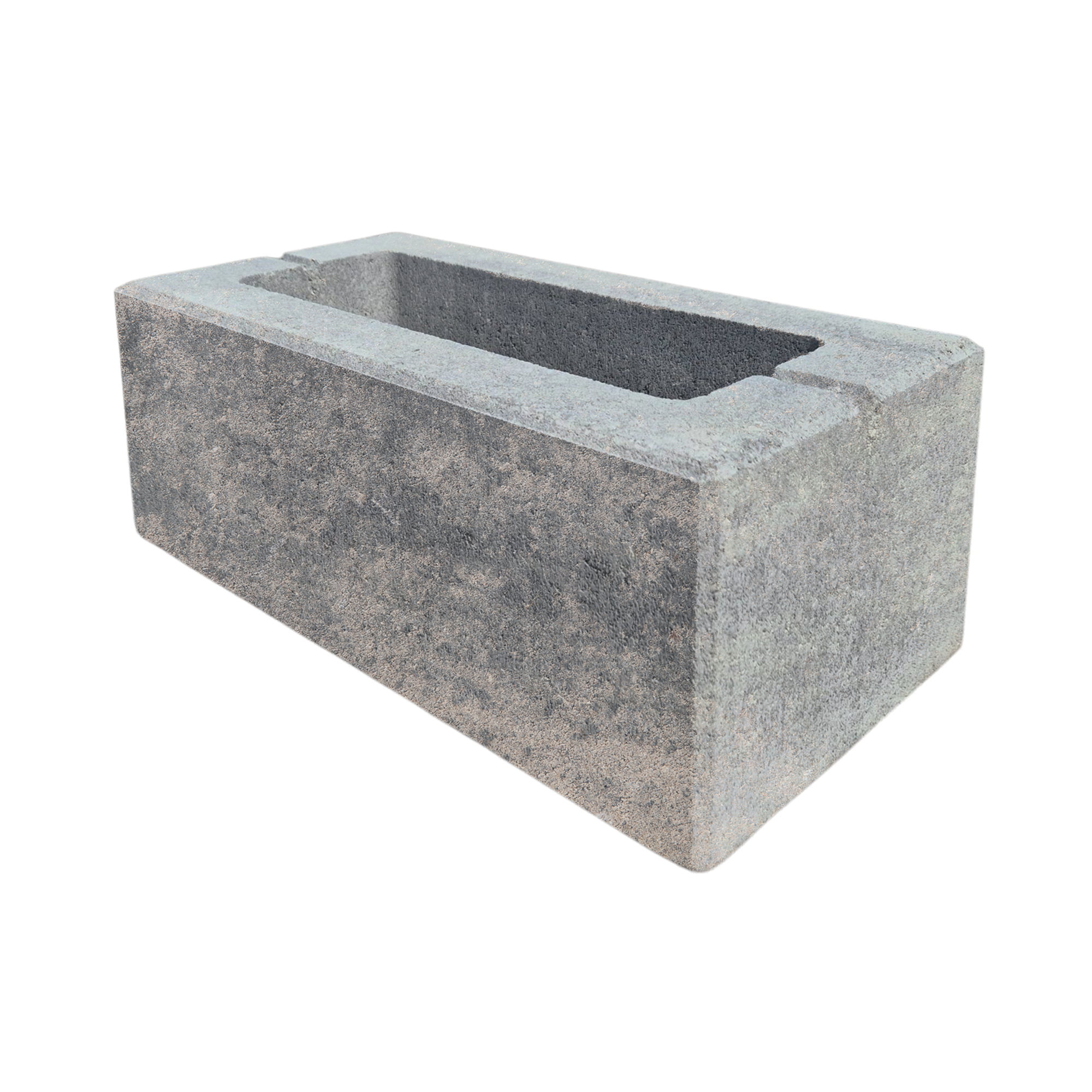 Mauerstein 'T-Wall Easy' Beton weiß/schwarz  40 x 20 x 20 cm