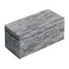 Mauerabdeckung 'T-Wall Easy' Beton  weiß/schwarz 40 x 20 x 4 cm