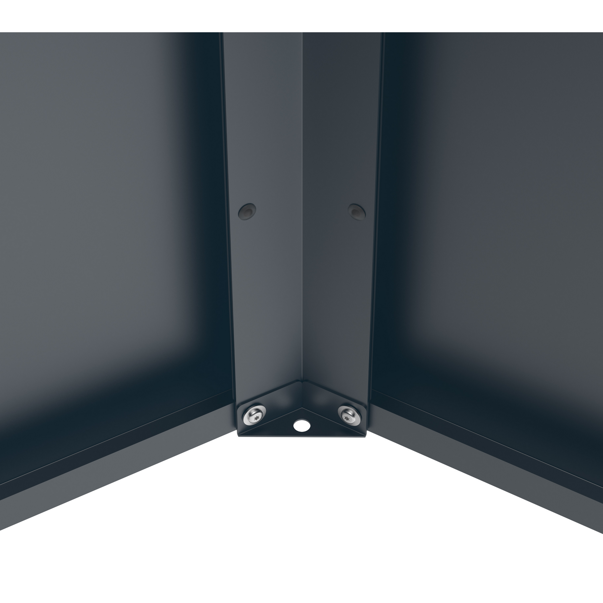 Hochbeet 'Varia 77' Stahl sechseckig anthrazit Ø 100 x 77 cm