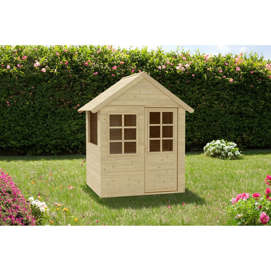 Spielhaus 'Holla' naturfarben 97,5 x 121 x 140 cm