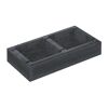 Mauerstein 'T-Wall Line' Beton basaltfarben 50 x 25 x 10 cm