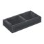 Mauerstein 'T-Wall Line' Beton basaltfarben 50 x 25 x 10 cm