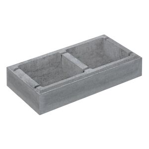 Mauerstein 'T-Wall Line' Beton grau 50 x 25 x 10 cm