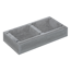 Mauerstein 'T-Wall Line' Beton grau 50 x 25 x 10 cm