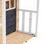 Spielhaus 'Holli' naturfarben/schwarz 137 x 121 x 140 cm