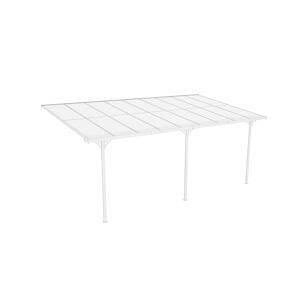 Terrassenüberdachung 'Bruce 556' Aluminium weiß 300 x 556 x 270 cm