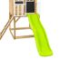 Spielhaus 'Holli 3' naturfarben mit Rutsche und Doppelschaukel 370 x 352 x 224 cm