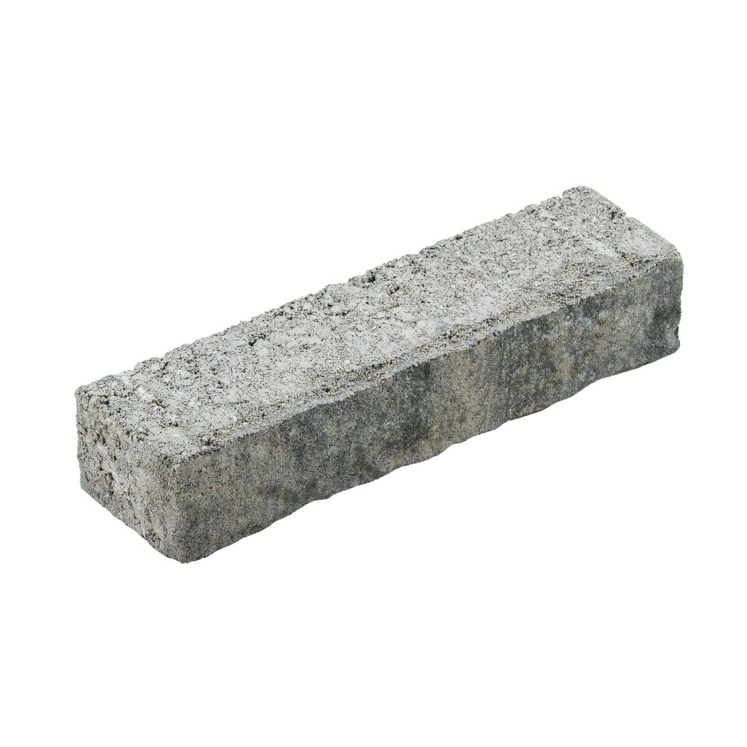 Mauerstein 'T-Wall Castra' Beton weiß/schwarz 30 x 10 x 6 cm