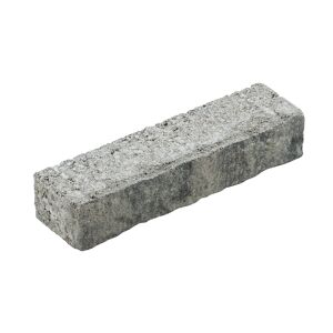 Mauerstein 'T-Wall Castra' Beton weiß/schwarz 30 x 10 x 6 cm