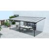 Terrassenüberdachung 'Bruce 617' Aluminium schwarz 300 x 617 x 270 cm