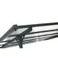 Terrassenüberdachung 'Bruce 617' Aluminium schwarz 300 x 617 x 270 cm