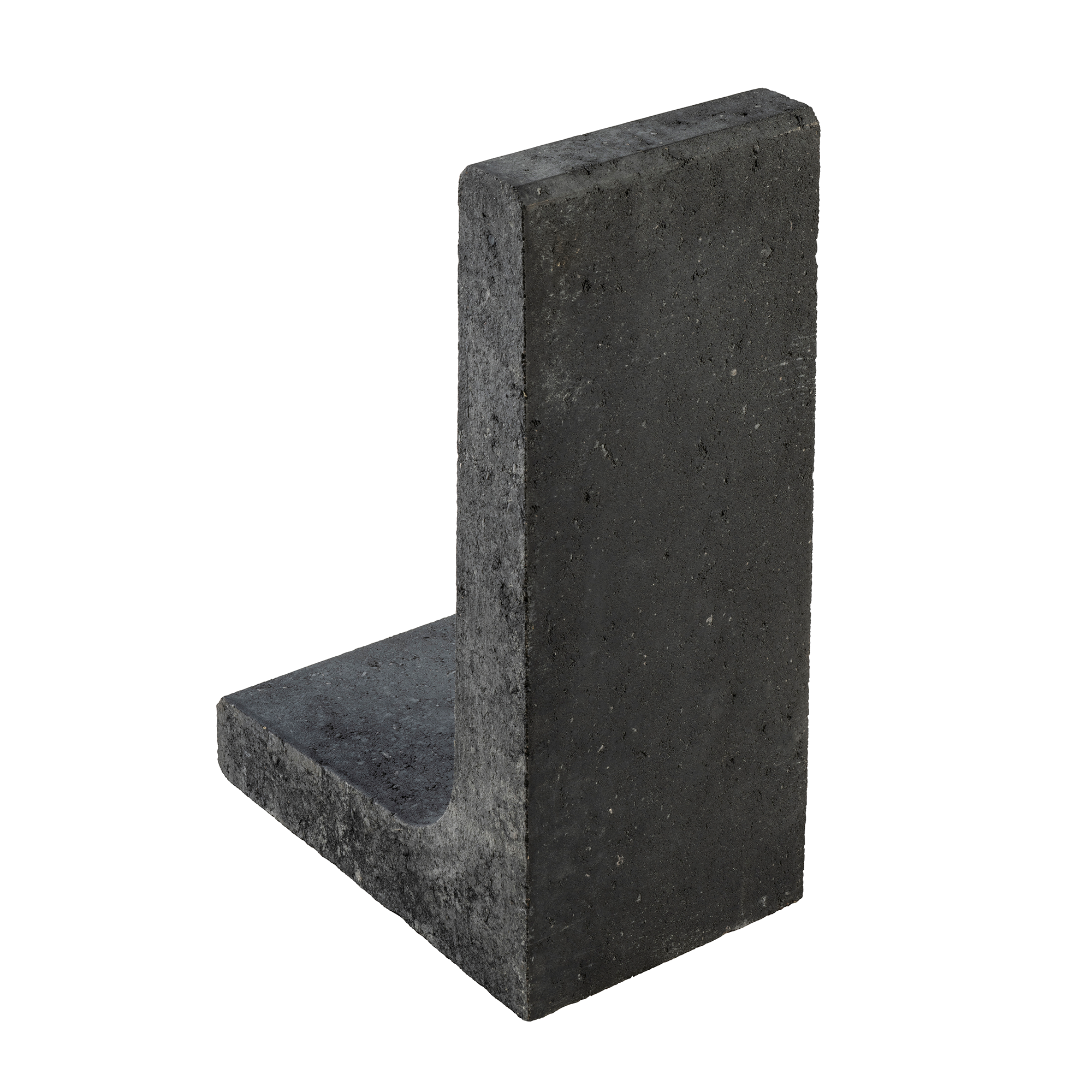 L-Stein schmal Beton anthrazit 60 x 25 x 40 x 7 cm