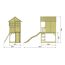 Spielhaus 'Valli 1' grau/weiß mit Rutsche 270 x 148 x 224 cm