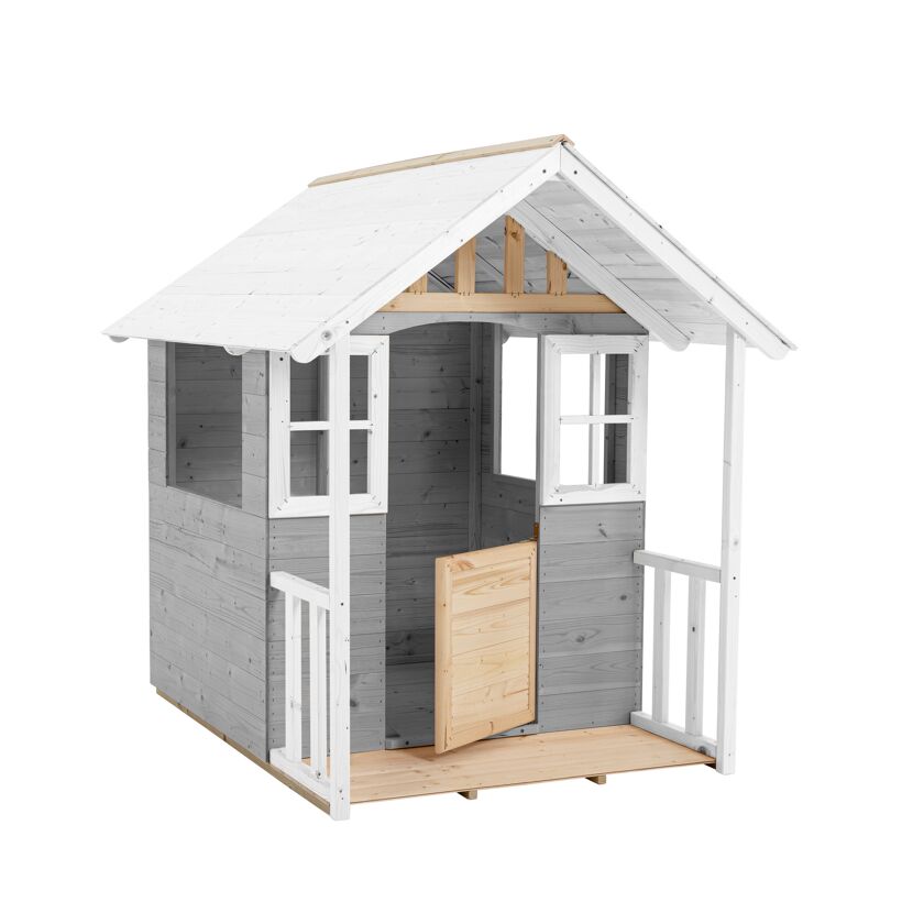Spielhaus 'Valli' grau/weiß 137 x 121 x 140 cm