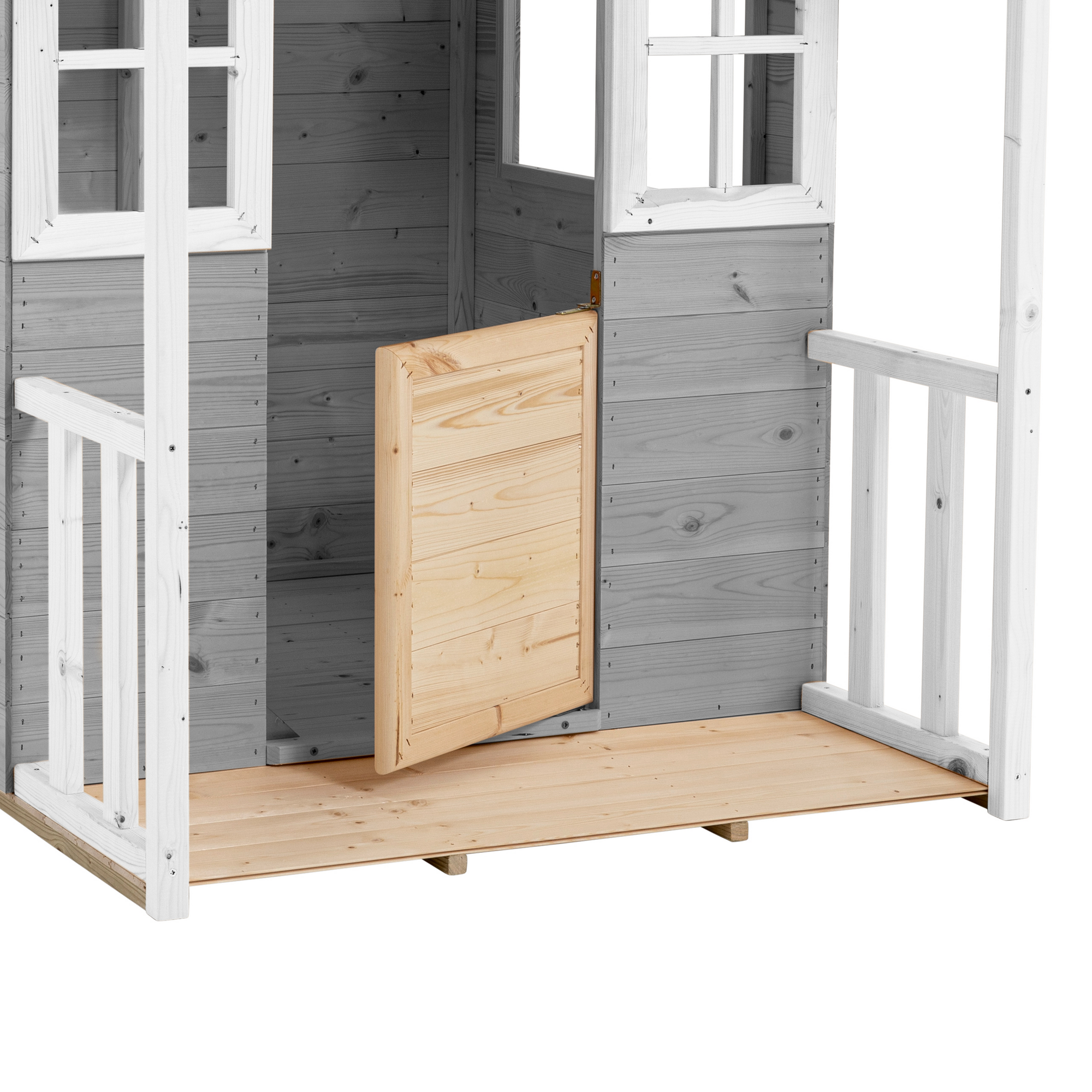 Spielhaus 'Valli' grau/weiß 137 x 121 x 140 cm