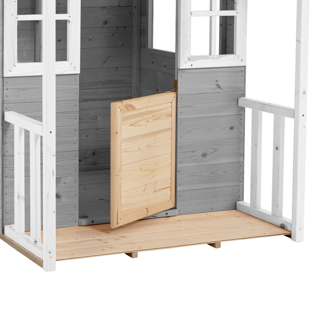 Spielhaus 'Valli' grau/weiß 137 x 121 x 140 cm