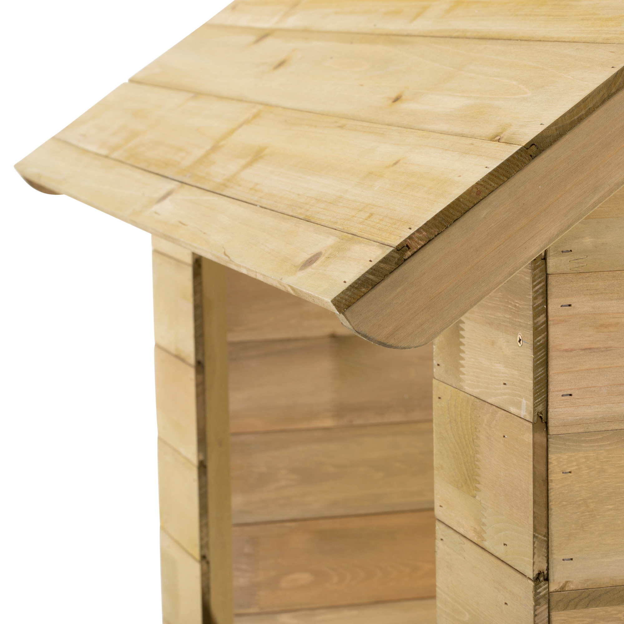 Spielhaus 'Villa' naturfarben 137 x 121 x 140 cm