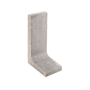L-Stein schmal Beton grau 100 x 25 x 40 x 7 cm
