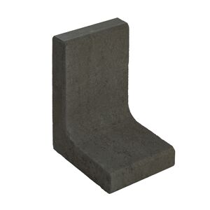 L-Stein schmal Beton anthrazit 40 x 25 x 30 x 7 cm