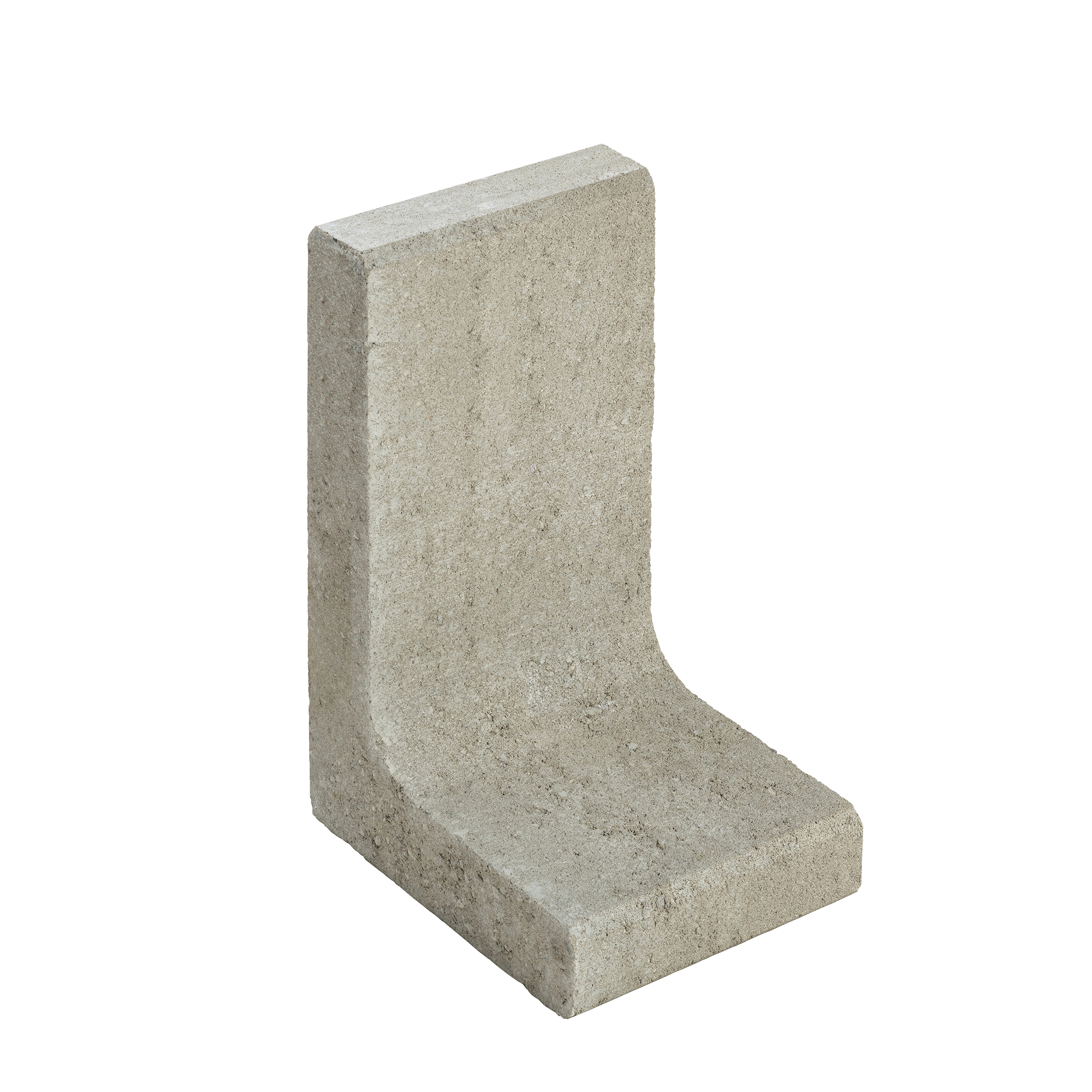 L-Stein schmal Beton  grau 50 x 25 x 30 x 7 cm