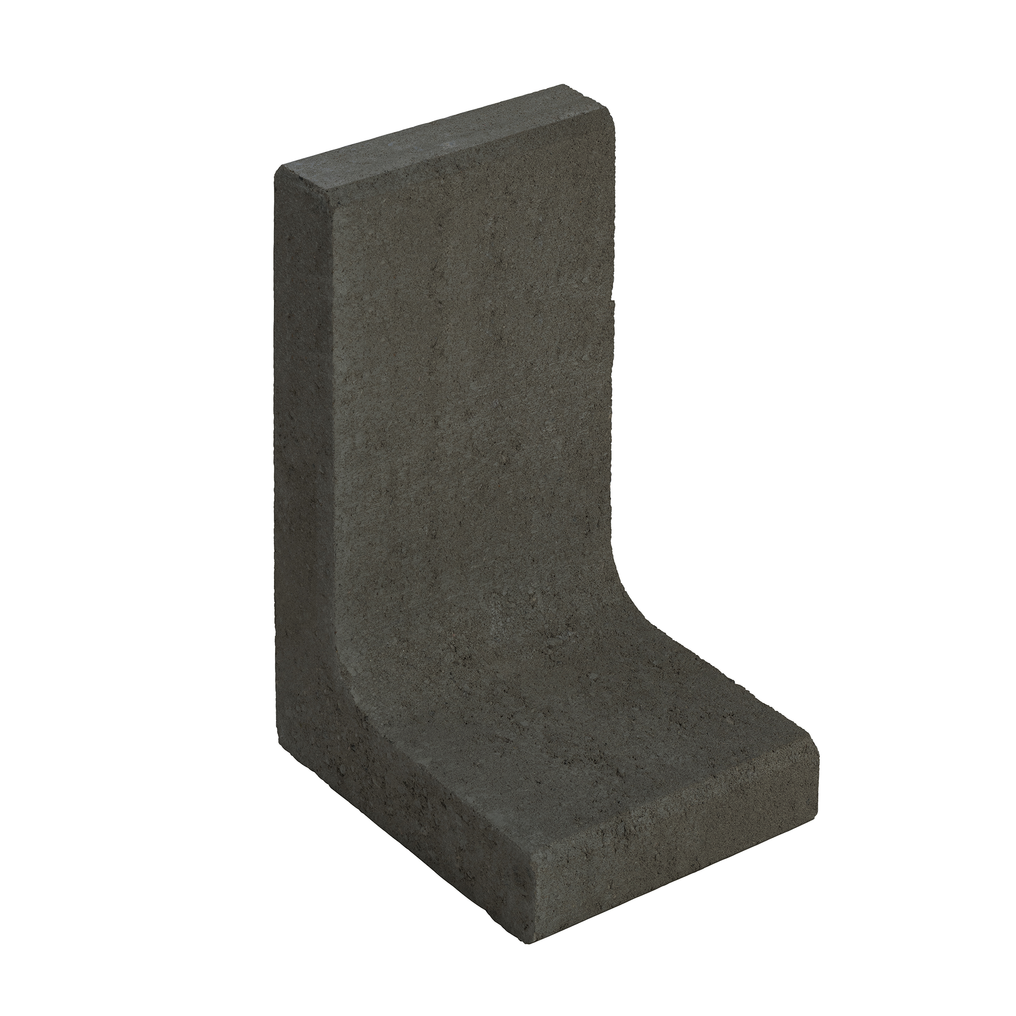 L-Stein schmal Beton anthrazit 50 x 25 x 30 x 7 cm